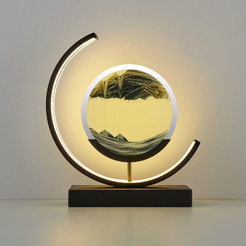MAGICZNA LAMPA LED Z PIASKIEM