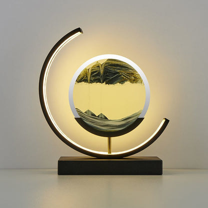 MAGICZNA LAMPA LED Z PIASKIEM