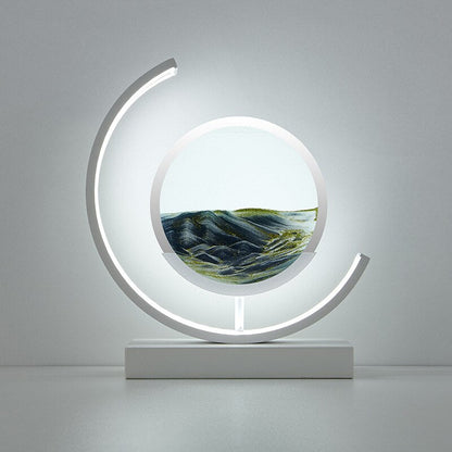 MAGICZNA LAMPA LED Z PIASKIEM