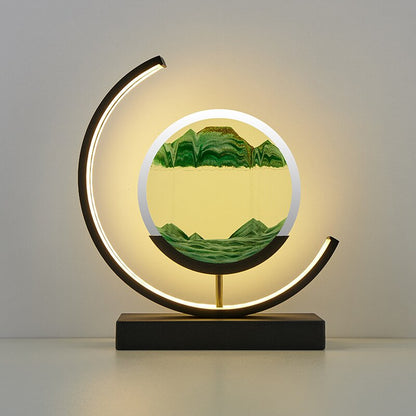 MAGICZNA LAMPA LED Z PIASKIEM
