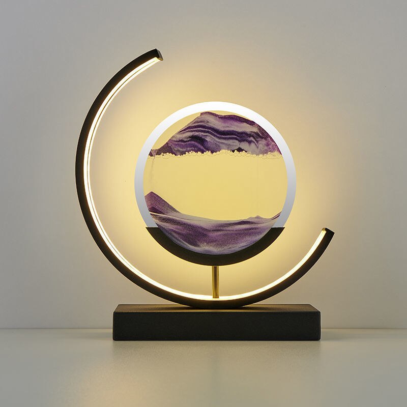 MAGICZNA LAMPA LED Z PIASKIEM