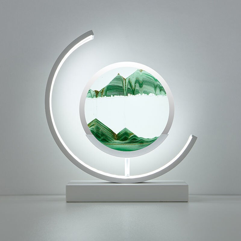MAGICZNA LAMPA LED Z PIASKIEM